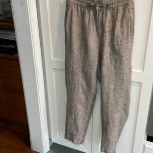 ATHLETA Linen High Rise Ankle Pant